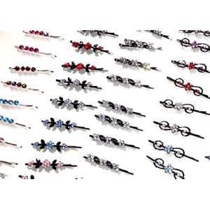 Rhinestone Hair Barrettes Bobby Pins Hair Pins