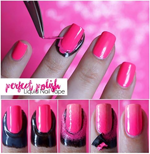 Perfect polish by Posh Vinyls Liquid cuticle nail tape Latex barrier palisade