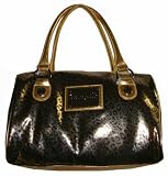Women's Betseyville Cheetah Party Satchel Handbag (Gold)