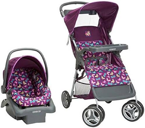 Lift and Stroll Travel System, Butterfly Twirl, Multicolor by Cosco