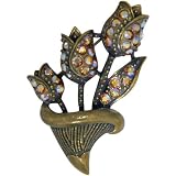 Tulip Bouquet Flower Pin Brooch
