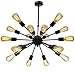 UNITARY Brand Vintage Metal Large Chandelier with 18 Lights Painted Finish