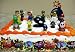 Mario Brothers Birthday Party 22 Piece Mario Birthday Cake Topper Featuring Mario, Luigi, Bullet, Toad, Mushroom, Goomba, Koopa, Shy, Bomb, Lakitu Spiny, Mario Coins, Large Bomb, and 6 Mario 1" Decorative Buttons