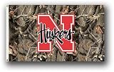 Nebraska Cornhuskers Camouflage Real Tree Flag 3'X5' - NCAA