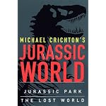 Michael Crichton's Jurassic World book cover