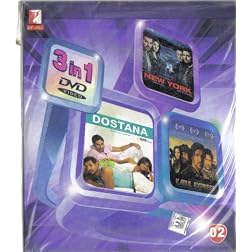 3 in 1 DVD - Yash Raj Films :- New York / Dostana / Kabul Express