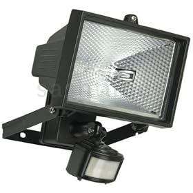 150W HALOGEN FLOODLIGHT SECURITY LIGHT WITH MOTION PIR SENSOR WORKLIGHT