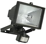 150W HALOGEN FLOODLIGHT SECURITY LIGHT WITH MOTION PIR SENSOR WORKLIGHT