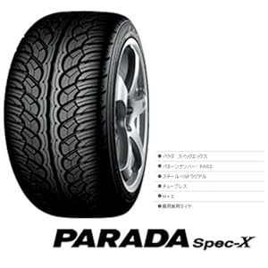 【クリックで詳細表示】ヨコハマ PARADA Spec-X PA02 245/60R18 105H