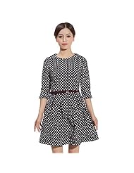 Summer Plaid Print Chiffon  Dress