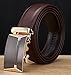 X Xhtang Men's Ratchet Belt Genuine Leather Slide Belts Adjustable