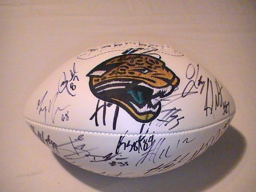2011 Jacksonville Jaguars Team Signed Autographed Football Coa Gabbert, Blaine,jones-drew, Maurice