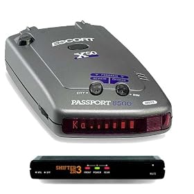 Combo DEAL! Escort Passport ZR3 SHIFTER Laser Jammer / Scrambler Plus 8500 x50 Laser and Radar Detector (Red Display) The Most Advanced Laser Gun Defense