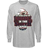 Florida Atlantic University Owls Ash Youth Football in the South Long Sleeve T-shirt