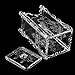 Makeup Storage Box Holder Case Organizer Cosmetic Cotton Pad Acrylic Clear