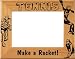 Laser Engraved Wood Female Tennis Picture / Photo Frame
