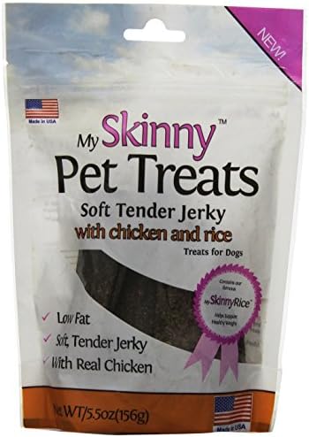 My Skinny Pet Treats, Jerky Treats, Chicken and Rice