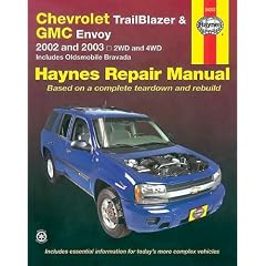 Haynes Chevrolet Trail Blazer, GMC Envoy 2002 thru 2003
