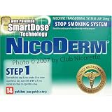 NicoDerm Step 1 (21mg) OPAQUE Stop Smoking Patches - 2 Week Supply/14 Patches