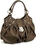 Bronze Oversized Pushlock Hobo