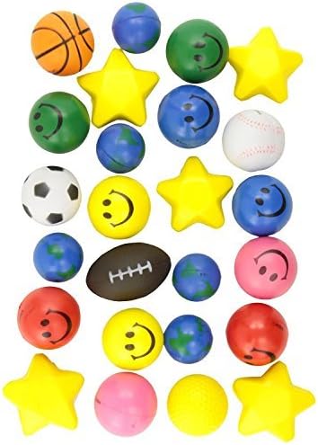 Assorted Squeeze Ball, 50-piece