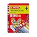 Herlitz 8648008 Wachsmalstifte 10 Stück, unterschiedliche Farben mit Gummigriffzone