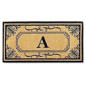 Georgetown Single Initial Door Mat - 24" x 39" - Frontgate