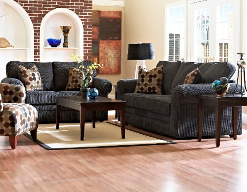The Delaney Queen Sleeper Living Room Set In Hinson Navy