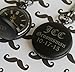 Personalized Monogrammed Quartz Black Matte Pocket Watch - Groomsmen Wedding Gifts - Engraved Free