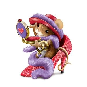 Charming Tails Stepping Out In Style Collectible Mouse Figurine by The Hamilton Collection