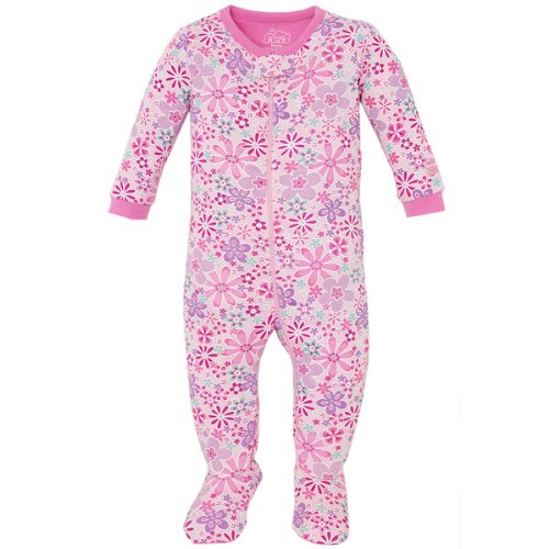 flower stretchie(slipper 3-6mos)