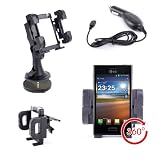 Car Windscreen & Dashboard Phone Mount For LG Optimus L5 
