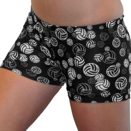 Volleyballs Spandex Shorts Inseam in 3 Lengths