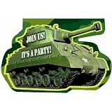 Camouflage Birthday Party Supplies - Invitation
