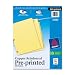 Avery Copper Reinforced Preprinted Dividers with JAN-DEC Tabs, 12-Tab Set, 1 Set (24286)