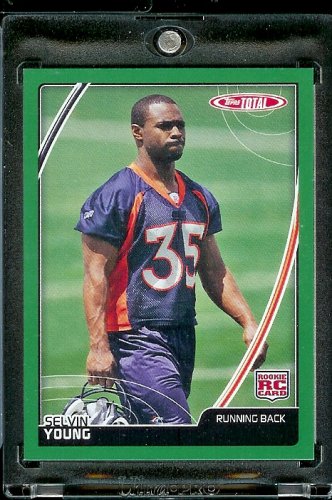 2007 Topps Total # 468 Selvin Young (RC) - Denver Broncos - Rookie Football Card