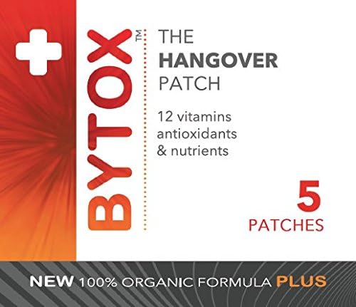 Bytox Hangover Remedy Multivitamin Nutrient Patch 5 Pack