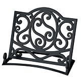 Premier Housewares Cast Iron Cookbook Stand, Black