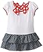 Disney Girls' Minnie Mouse Two-Piece Set in Polka Dot Motif
