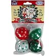 Holiday Balls with Stars - 4pk