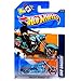 Hot Wheels 2012 HW City Works Bad Bagger Motorcycle Bike Blue Green Teal