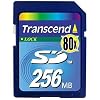 Transcend Secure Digital (SD) Speicherkarte 80x 256MB