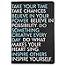 Eccolo 6 x 8 Inches Style Journal, Black Inspire Yourself (D436D)