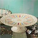 Lenox "Candles and Confetti" Singing Cake Plate