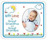 With Love to Great Grandma & Great Grandpa crayola Photo Magnet Frame