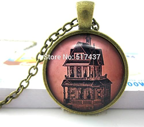 Pretty Lee Coffee Necklace Vintage Dollhouse Glass Necklace Glass Picture Pendant Photo Pendant Glass Dome Necklace Family Necklace