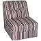 Teen Chair&Matching Pillow- Candy Stripe