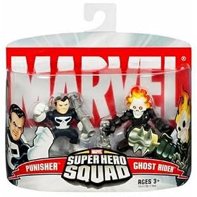 Marvel Super Hero Squad 2 Pack - Punisher and Ghost Rider