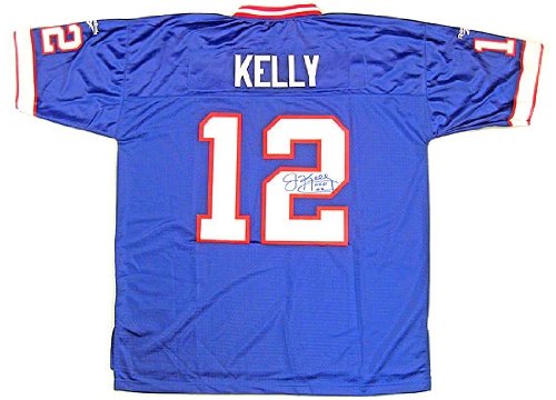 Jim Kelly Autographed Buffalo Bills Reebok Throwback Football Jersey