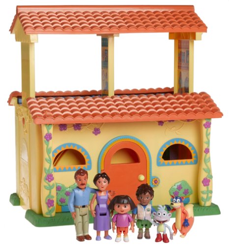 Dora Explorer: Dora's Talking Dollhouse w/Lights, Sounds, Music & Diego, Boots, Swiper - Exclusively at ToysRUs!